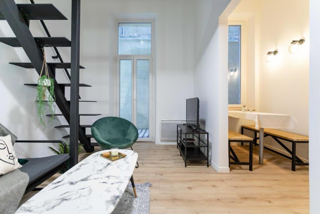 Grand T4 Avec 3Sdb - Quartier Joliette - Ideal Familles Et Groupes Marselha Exterior foto